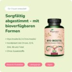 Vegavero Myo-Inositol Komplex – 120 Kapseln mit Vitamin B6 & Folsäure für Frauen – Bild 2