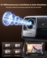 PUTRIMS P66 Smart Beamer mit Google TV, 4K-Dekodierung & 30W Audio – Heimkino Projektor – Bild 6