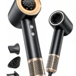 Vasip Ionen-Haarföhn 160.000 U/min mit Diffusor – Leiser Haartrockner für schnelles Styling