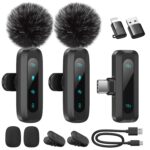 WARM BOX Kabelloses Lavalier-Mikrofon 2er-Pack – Profi-Audio für iPhone, iPad & Android