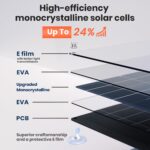 FlexSolar 12V 20W Solarmodul IP67 – Intelligentes Autobatterie Ladegerät für Fahrzeuge & Boot – Bild 2