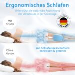Kniekissen für Seitenschläfer von Third of Life – Ergonomisches Beinkissen aus Memory Schaum – Bild 4