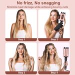 UNOBEY 5-in-1 Lockenstab-Set mit 4 austauschbaren Keramik-Fässern – Locken & Beach Waves für alle Haarlängen – Bild 4