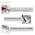 COVERbasics Silberhütchen XL – Stillhütchen aus Silber für empfindliche Brustwarzen – Bild 7