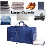 ehsbuy 60L Reisetasche Faltbar mit Schuhfach – Wasserdichte Sporttasche für Herren & Damen – Bild 5