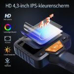 Yamokizy 10m Endoskopkamera mit 1080P HD & 4.3-Zoll-Display – Inspektionskamera IP67 – Bild 2