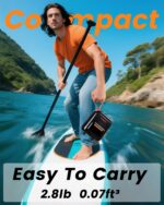 Aurethryon Elektrische SUP Pumpe 20 PSI mit Akku & 12V – Hochdruck Luftpumpe für Paddleboard – Bild 4
