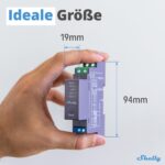 Shelly Pro 2 – 2-Kanal DIN-Schienen Relais 25A mit LAN & WLAN – Smarte Gerätesteuerung – Bild 2