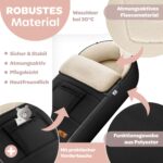 Kidiz Winterfussssack 95 cm mit Lammfleece – Wasserdicht & Winddicht für Kinderwagen – Bild 5