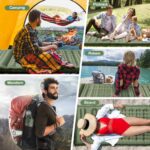 Arlierss Isomatte 12cm mit Fusspress-Pumpe & Kissen – Camping Schlafmatte für Outdoor – Bild 6