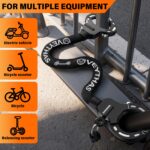Veythas E-Scooter Schloss 90cm mit Tasche – Hochsicherheit für Elektroroller & Fahrräder – Bild 3