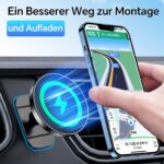 Coolpow MagSafe Autohalterung mit 15W Wireless Charging – Handyhalter für iPhone 16–12 – Bild 4