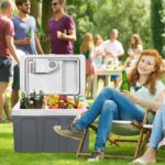 UISEBRT 48L Thermo-Elektrische Kühlbox mit Rollen – 12V/220V für Auto, Boot & Camping – Bild 2