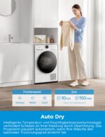 Midea MD20EH80WB-A3 Wärmepumpentrockner 8 kg – Energieeffizient mit UV-Hygiene & Knitterschutz – Bild 5