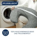 Niimo Stillkissen Klein Halbmond 15,5 x 39 cm – 100% Baumwolle, Oeko-TEX® zertifiziert – Bild 7