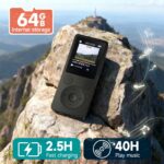 ODEJOI 64GB MP3-Player mit Bluetooth 5.3 – Physische Tasten, HiFi-Sound & 40h Laufzeit – Bild 3