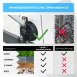 Graft Markisenfusshalter 2er Set – Universale Saugnapf-Befestigung für Wohnmobil & Camper – Bild 4