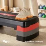 KM Fit Fitness Stepper – 3-fach höhenverstellbar, bis 200 kg belastbar – Bild 4