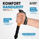 Terra Peak® Teleskop-Wanderstöcke Aluminium 270g – Leicht & verstellbar für Damen & Herren – Bild 4