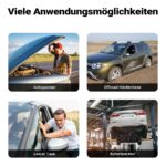 Wiltec Abschleppstange 3-teilig 2 m bis 3 t – Stahlschleppstange mit Sicherheitszubehör – Bild 8