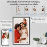 Yalilia 15,6 Zoll Digitaler Bilderrahmen mit 64GB – FHD Touchscreen & Frameo-App – Bild 8