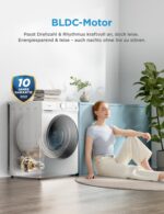 Midea V3 Waschmaschine 10 kg – A-10% Energieeffizienz mit Dampf & Tierhaarprogramm – Bild 7