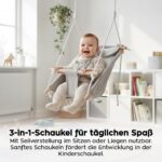 Tulano Hop 40 3-in-1 Babyschaukel – Mitwachsend für 6–36 Monate mit 5-Punkt-Gurt – Bild 5