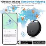 Tisoutec 4er Pack Android Smart Tag – Google Find My Bluetooth Tracker für Schlüssel & Koffer – Bild 5
