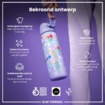 ion8 Vakuumisolierte Trinkflasche 500ml – Auslaufsicher mit Einhandöffnung für Unterwegs – Bild 7