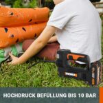 WORX WX092.9 Akku-Kompressor 4in1 – Digitale Luftpumpe mit LED bis 10 bar – Bild 3