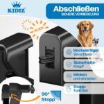 Kidiz Treppenschutzgitter 88–94 cm – Sicherheitsgitter ohne Bohren für Kinder & Hunde – Bild 3