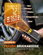 NEVERLAND Elektrische Luftpumpe 150 PSI mit 16000mAh Akku – Kompressor für Auto, Motorrad & Fahrrad – Bild 7