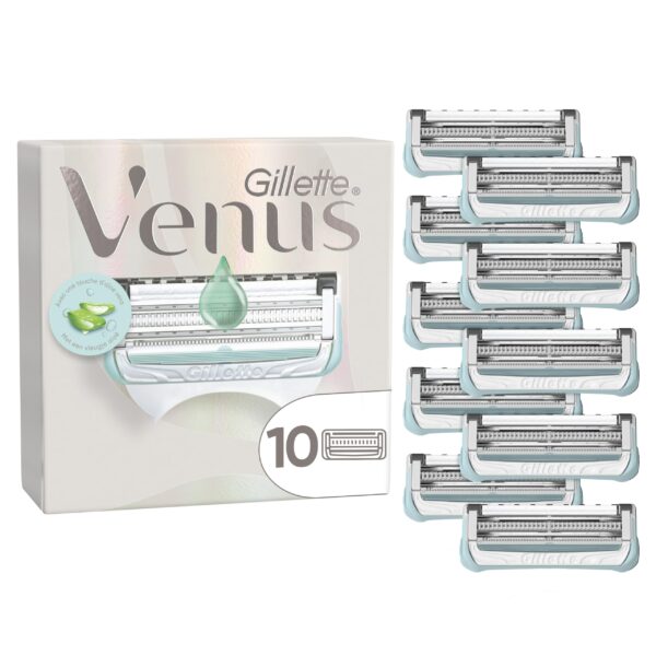 Gillette Venus Intimrasierer Klingen – 12 Ersatzklingen für präzise & sanfte Intimrasur