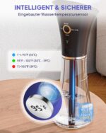 KAUGIC Elektrisches Ohrspülgerät mit Doppeltank – IPX7 wasserdicht, Smart Temperatursensor – Bild 2