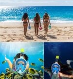 Flyboo Vollgesichts-Schnorchelmaske mit 180° Panoramablick – Atmen Sie natürlich unter Wasser – Bild 7