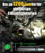 HOTLIGH LED Werkstattlampe 1200 Lumen – 360° drehbar mit 5000 mAh Akku & Powerbank – Bild 5