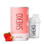Sheko Balance Shake Erdbeere mit Shaker – 21 Mahlzeitenersatz für nachhaltiges Abnehmen