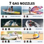 CYCPLUS 20PSI Akku-Luftpumpe mit Dual-Stage – Intelligente Hochdruckpumpe für SUP & Wassersport – Bild 7