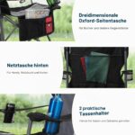 HIGH POINT SPORTS Campingstuhl XXL bis 160kg – Klappbar mit Getränkehaltern & Kühltasche – Bild 6