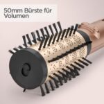 BaByliss Big Hair Dual AS952E Rotierende Warmluftbürste mit Ionen-Technologie – 650 W, 40 mm & 50 mm Aufsätze für Volumen & Glanz – Bild 4