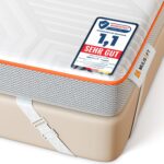 MULISOFT Matratzentopper 180x200 cm – 7,5 cm Gel Memory Schaum H3/H4 mit 7-Zonen-System