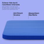 MSPORTS Gymnastikmatte Premium 190x60x1,5 cm – rutschfest & gelenkschonend mit Tragegurt – Bild 4