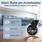 CLOUVOU CleverSeat Ergonomischer Bürostuhl 150 kg – Testsieger mit 4D Armlehnen – Bild 9