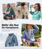 TORRAS Handykette Universal Verstellbar – Robustes Smartphone Umhängeband mit Metallschnalle – Bild 4