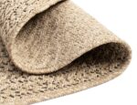 the carpet Kansas Outdoor Teppich Rund 120 cm – Wetterfest im Jute-Look für Balkon & Wohnzimmer – Bild 7