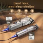 Jack & Rose Haarschneidemaschine mit Carbonklingen & T-Blade Trimmer – Kabelloses Profi Pflegeset für Herren – Bild 4