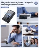 Eissix MagSafe Powerbank 12000mAh – Kabelloses Schnellladen für iPhone mit PD 22.5W – Bild 4