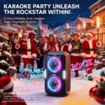 W-KING T9 PRO 270W Bluetooth Lautsprecher – 125dB Party Box mit Dual-Woofers & Karaoke – Bild 5