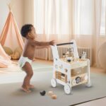 Mamabrum 6-in-1 Holz-Lauflernwagen – Motorikspielzeug & Lernhilfe für Kleinkinder – Bild 6