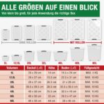 ATHLON TOOLS 4er-Set Aufbewahrungsboxen 12.5 L mit Deckel & Verschlussclips – Stapelbar – Bild 11